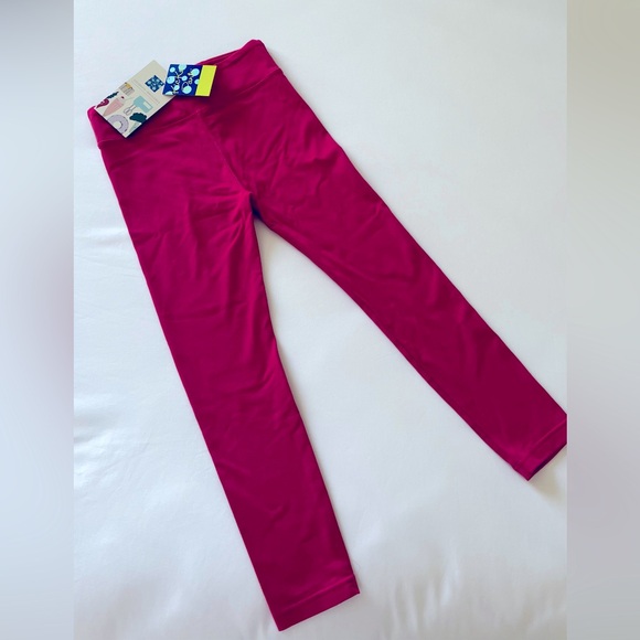 Kickee pants athletic leggings girls size 5 6 small NWT - Picture 3 of 6